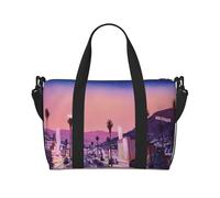 The Old Hollywood Sac de voyage léger pour femme Motif imprimé hollywoodien, Noir , Taille unique