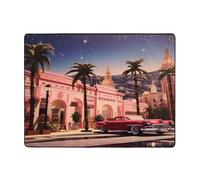 (The Old Hollywood) - Tapis imprimé pour salon, chambre à coucher et bureau - Tapis de sol doux et antidérapant - Tapis d'intérieur moderne - 160 x 122 cm