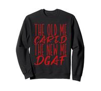 The Old Me Cared The New Me DGAF Sarcasme drôle Vintage Sweatshirt