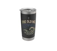 The Old Me Drowned - New Life Baptême Transformation Tee 2 Gobelet isotherme en acier inoxydable double paroi