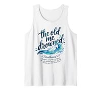 The Old Me Drowned - New Life Baptême Transformation Tee Débardeur