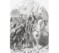 The Old Pretender entrant dans Dundee 1715. James Francis Edward Stuart 1688 1766 également connu sous le nom de The Old Pretender. Fils du roi Jacobite II et VII d'Angleterre Prince de Galles et