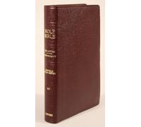 The Old Scofield Study Bible – Version King James – Édition classique – Cuir reconstitué bordeaux