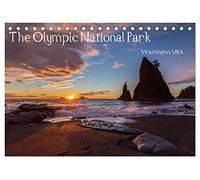 The Olympic National Park - Washington USA (Tischkalender 2026 DIN A5 quer), CALVENDO Monatskalender: Der Olympic National Park ist UNESCO ... wie unberührte Natur erlebt werden kann.