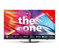 The One 65PUS8909 - Classe de diagonale 65" TV LCD rétro-éclairée par LED - Smart TV - TITAN OS - 4K UHD (2160p) 3840 x 2160 - HDR - gris anthracite