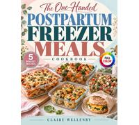 The One-Handed Postpartum Freezer Meals Cookbook: Rest More, Cook Less, and Stay Nourished Through Baby’s First Year with Make-Ahead One-Handed Meals, Satisfying Snacks, and Easy Family Dinners