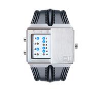 THE ONE - Montre Hybride LED et Analogique - Homme - Accessoires - Blanc - Taille: ONE Size