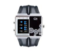 THE ONE - Slider Dual Time Watch - Homme - Accessoires - Gris - Taille: ONE Size