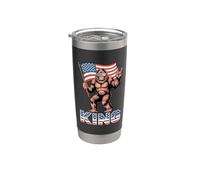 The Only King Bigfoot In America No King Gobelet isotherme en acier inoxydable double paroi