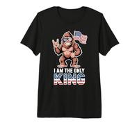The Only King Bigfoot in America No King T-Shirt Haut de Gamme