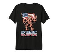 The Only King Bigfoot in America No King T-Shirt Haut de Gamme