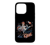 The Only Kung Fu Coq Robot Coq Arts Martiaux Kick Coque pour iPhone 15 Pro Max