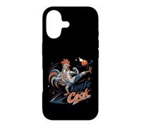 The Only Kung Fu Coq Robot Coq Arts Martiaux Kick Coque pour iPhone 17