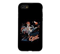 The Only Kung Fu Coq Robot Coq Arts Martiaux Kick Coque pour iPhone SE (2020) / 7/8