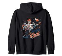 The Only Kung Fu Coq Robot Coq Arts Martiaux Kick Sweat à Capuche