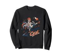 The Only Kung Fu Coq Robot Coq Arts Martiaux Kick Sweatshirt