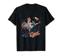 The Only Kung Fu Coq Robot Coq Arts Martiaux Kick T-Shirt