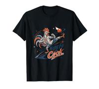 The Only Kung Fu Coq Robot Coq Arts Martiaux Kick T-Shirt Graphique avec Valeur