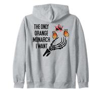 The Only Orange Monarch I Want We Only Need One No Kings USA Sweat à Capuche