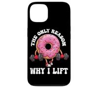 The Only Reason Why I Lift Donut Lover Fitness Gym Haltère Coque pour iPhone 13