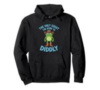 The Only Squat I'm Doin' Is Diddly Frog Cowboy Homme Femme Sweat à Capuche