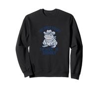 The Only Squat I'm Doing is Diddly Cowboy Frog Sweatshirt