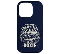The Only Therapy I Need is My Doxie Teckel Coque pour iPhone 14 Pro