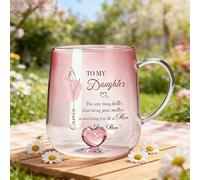 The Only Thing Better Than Being Your Mother is Watching You Be A Mom, fleur personnalisée du mois de naissance, tasse en verre personnalisée, cadeau de remerciement pour fille