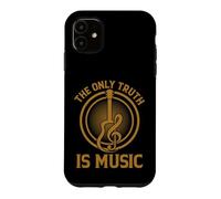 The Only Truth is Music Guitare Acoustique rétro Coque pour iPhone 11