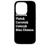 The Only Way to Eat Wings Funny Buffalo Chicken Wing Coque pour iPhone 14 Pro