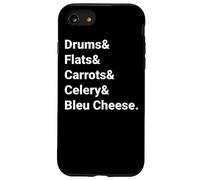The Only Way to Eat Wings Funny Buffalo Chicken Wing Coque pour iPhone SE (2020) / 7/8