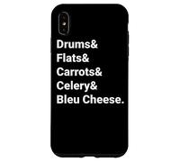 The Only Way to Eat Wings Funny Buffalo Chicken Wing Coque pour iPhone XS Max