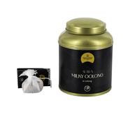 Thé Oolong « Milky Oolong » 100 g - Boîte métal avec 10 sachets en coton - Oolong légèrement oxydé au final lacté doux - Arômes naturels - Produit en Italie