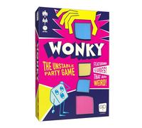 The OP Games | Wonky | The Unstable Party Game | Abstract Strategy and Dexterity Wooden Block Stacking Game| Tower Balancing Game | 1+ Players | Ages 8+ | English