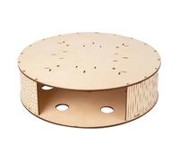 The open slot maze design allows cats to reach, swipe, and explore, support problem-solving skills and daily exercise. Crafted from sturdy wood, this cat toy provides a safe engaging play experienc