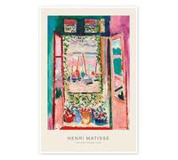 The Open Window, 1905 - Henri Matisse Poster de Henri Matisse 60 x 90 cm Déco colorée Tableaux Décoration murale