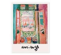 The Open Window, 1905 Poster de Henri Matisse 50 x 70 cm Rose clair Tableaux Décoration murale