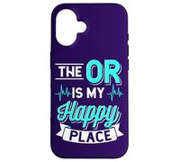 The Or is My Happy Place Citation Humoristique Technicien Chirurgical Coque pour iPhone 16