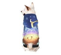 The Orb of Dreams Sweat à capuche pour chien en polyester doux et respirant pour chiens de petite, moyenne et grande taille