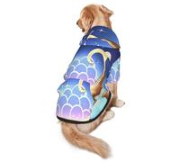 The Orb of Dreams Sweat à capuche pour chien en polyester doux et respirant pour chiens de taille moyenne et grande