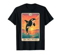 The Orca Whale Tarot Card T-Shirt Graphique avec Valeur