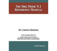 The Org Mode 9.1 Reference Manual