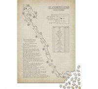 The Original 13 Rules of Golf St Andrews Old Puzzle, 1000 pièces