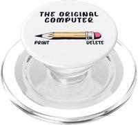 The Original Computer Sarcastic Funny IT Tech Print Suppression PopSockets PopGrip pour MagSafe