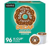 The Original Donut Shop Lot de 96 capsules de café décaféiné (4 boîtes de 24 capsules)