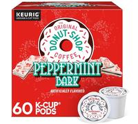 The Original Donut Shop Peppermint Bark Keurig K-Cup Lot de 60 capsules de café torréfié léger