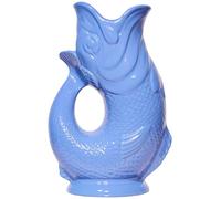 The Original Gluggle Jug Carafe décorative en forme de poisson Bleu mer 22 cm 0,6 l