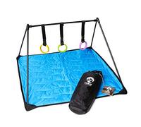 The Original Lay and Play Adventure Mat Tapis de voyage pour bébé, léger et portable, facile à nettoyer, idéal pour que les bébés roulent, se reposent et jouent de l'équipe d'aventure de A à Z