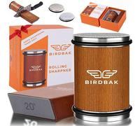 The Original Premium Rolling Knife Sharpener Kit - Ultimate Knife Sharpening Solution - With Diamonds and Ceramic for Steel of Any Hardness, Knife Sharpener 15 and 20 degree For Kitchen Knives