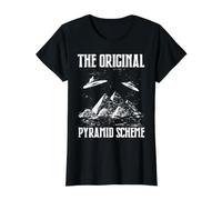 The Original Pyramid Scheme T-Shirt Graphique avec Valeur, Femme, Noir, L